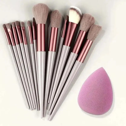 Soft Fluffy MakeUp Brush Set