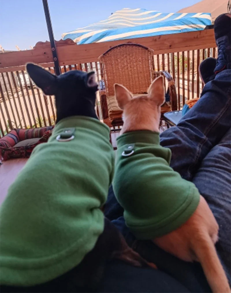 Fleece pet jacket, view 9