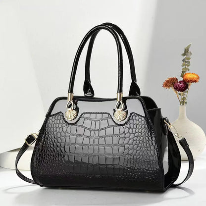 Large-capacity Embossed Handbag