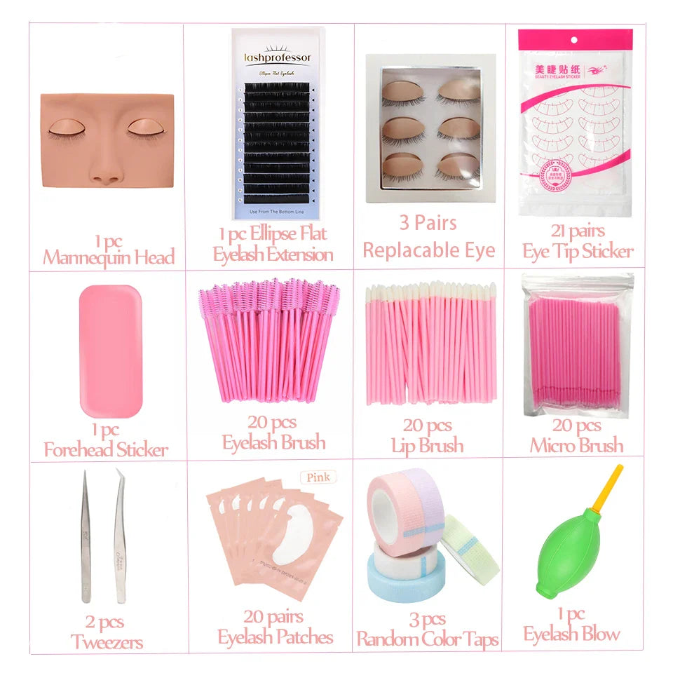 Eyelash Extension Training Kit
