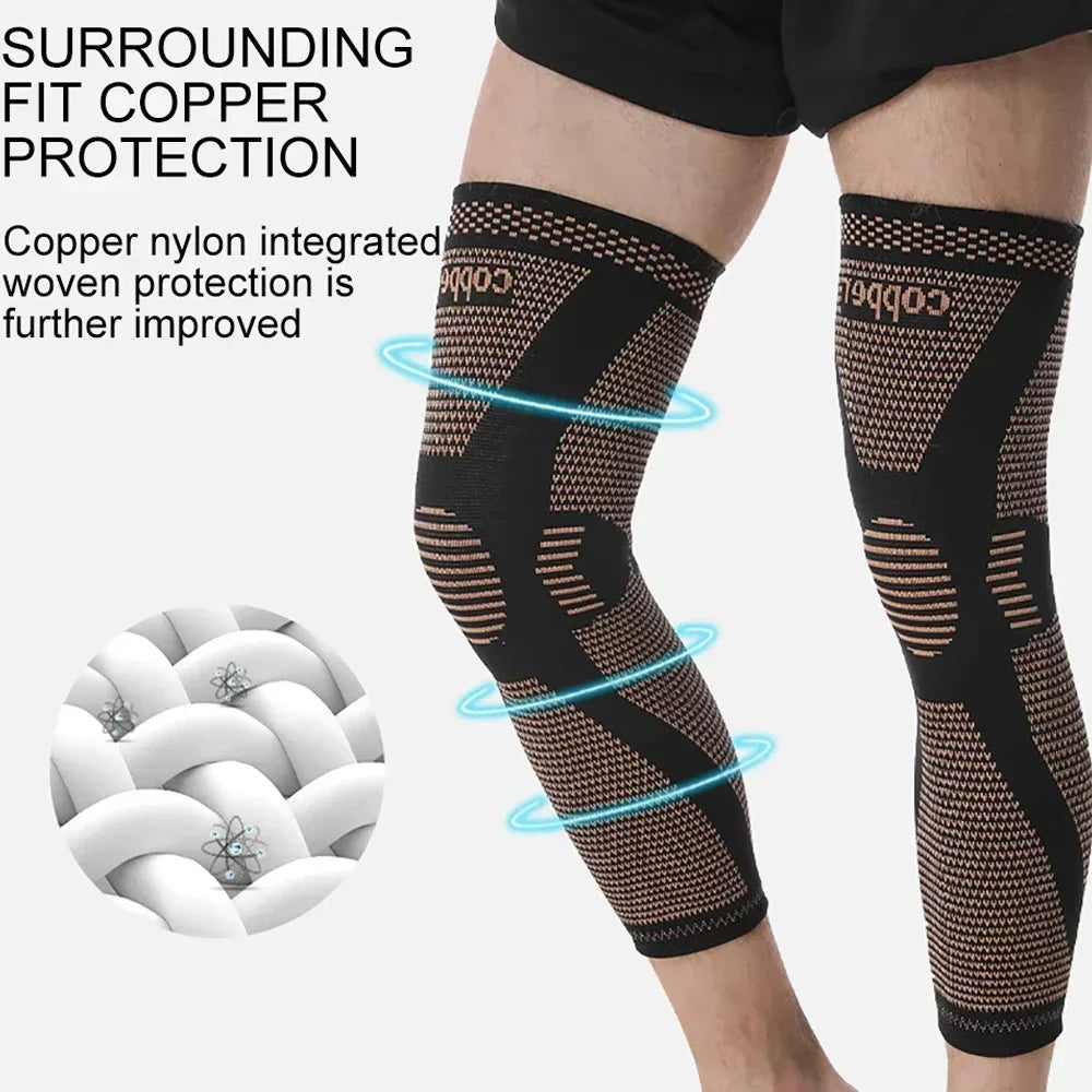 Full leg compression sleeves, view 3