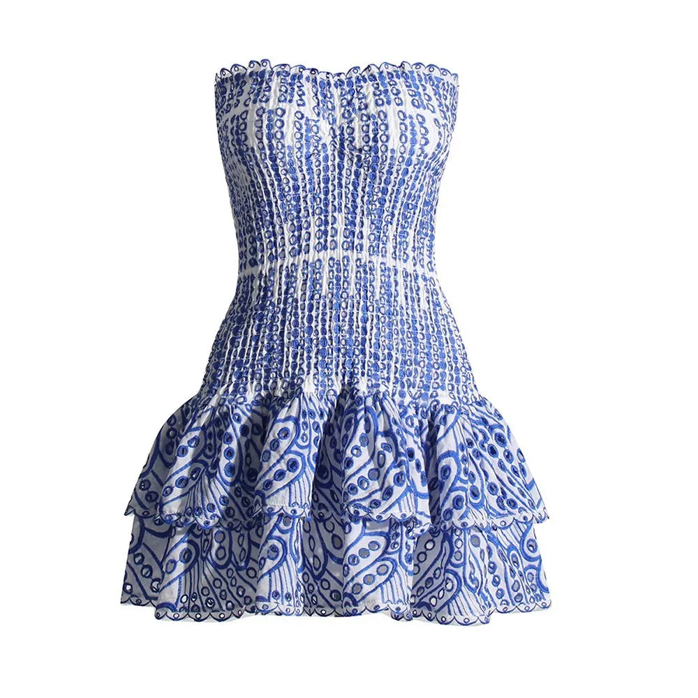 Strapless High Waist Slimming Dress