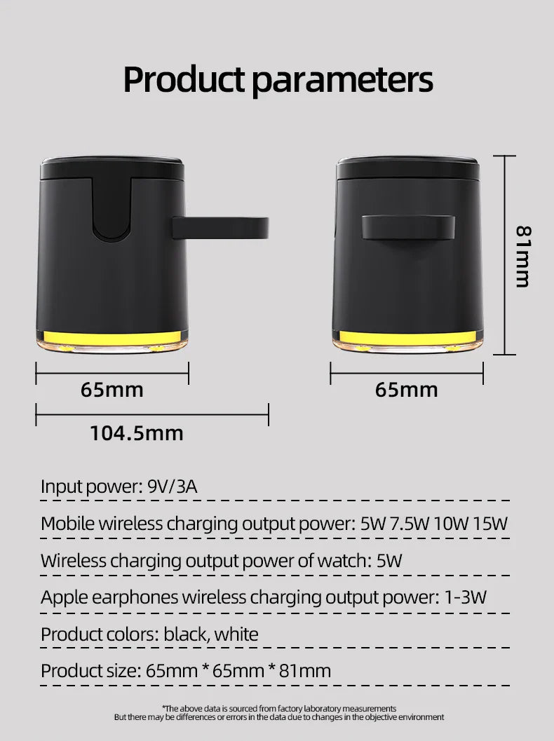 qi2 Wireless Charger with Night Light