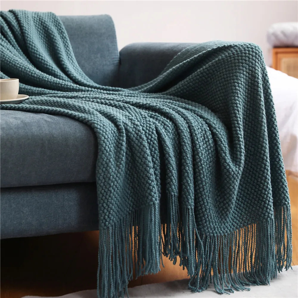 Decorative Knitted Blanket