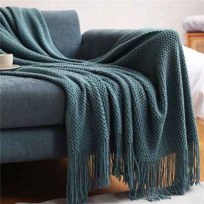 Decorative Knitted Blanket