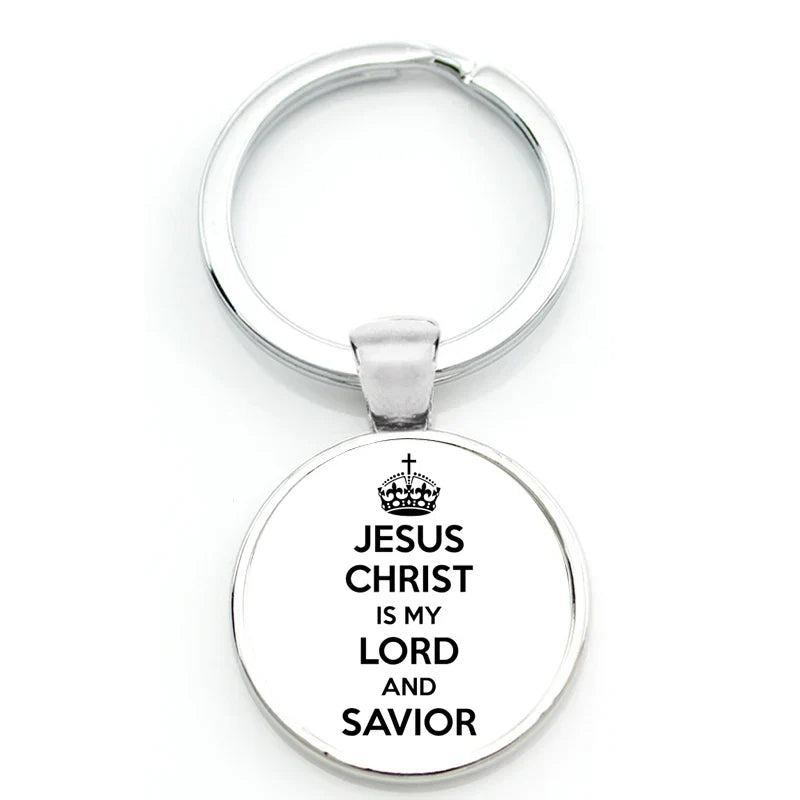 Keychain With Printed Bible Quote