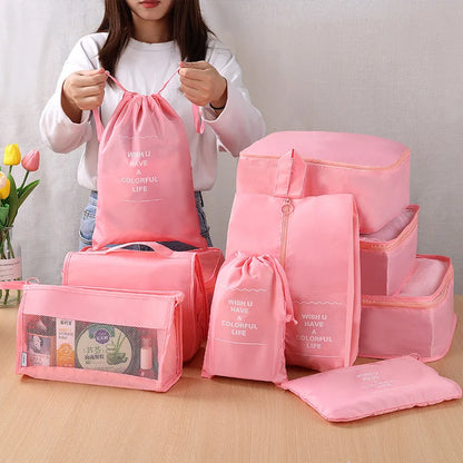 Packing Cubes for Clothes, Shoes and Accessories, 8-11 Pieces