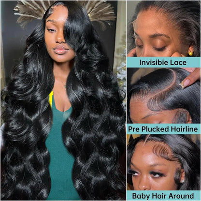 Body Wave Glueless Lace Frontal Wigs