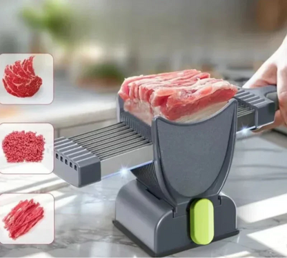 Shredding meat slicer for home cooks, white or black
