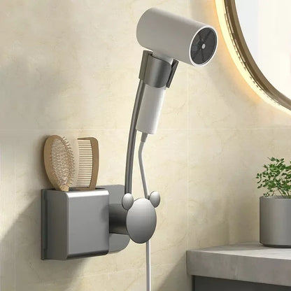 Wall Mounted Hair Dryer Holder