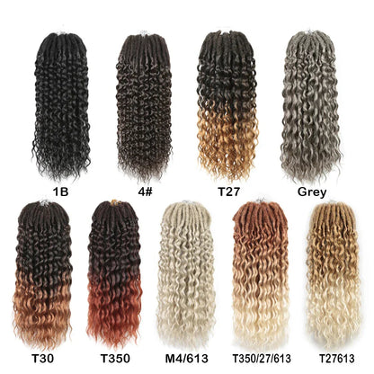Synthetic Goddess Locs Crochet Braids A