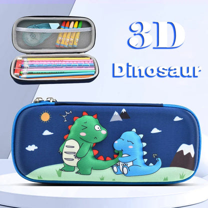 3D Large Capacity Unicorn Pencil Case