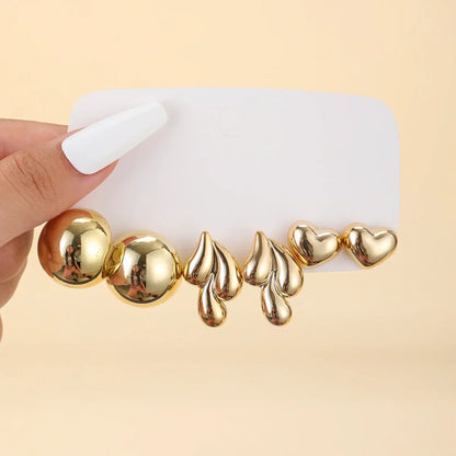 Cross-Border minimalist C-earrings