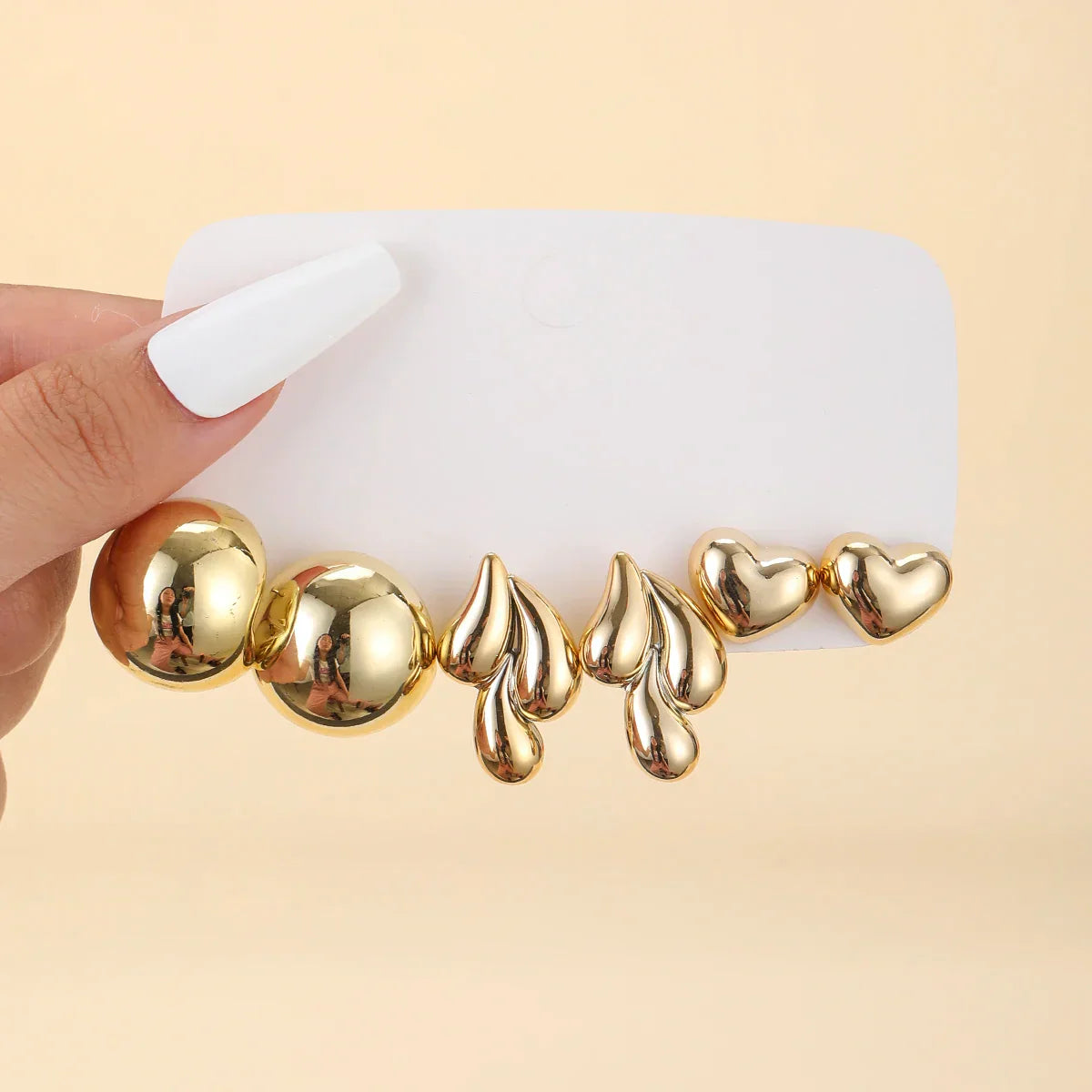 Cross-Border minimalist C-earrings