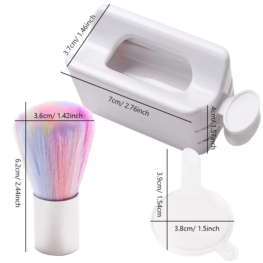 Portable Dip Powder Nail Art Kit