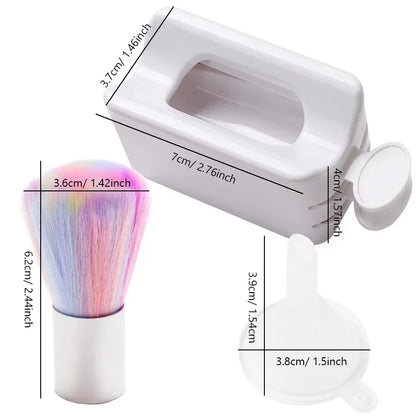 Portable Dip Powder Nail Art Kit