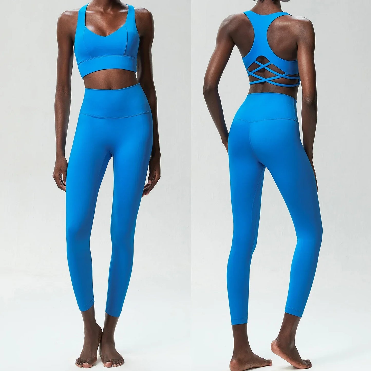 Two Pieces Buttery Soft Gym Suit