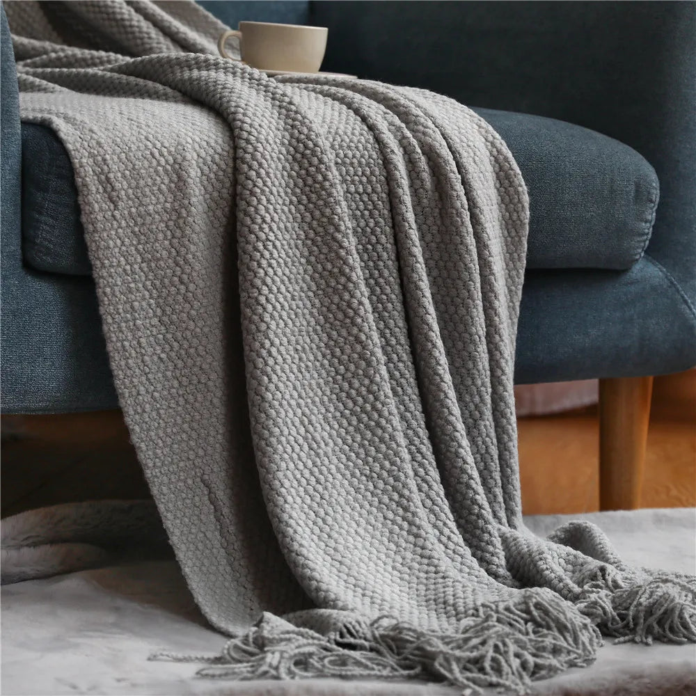 Decorative Knitted Blanket