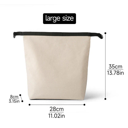 canvas Insulated Lunch Bag