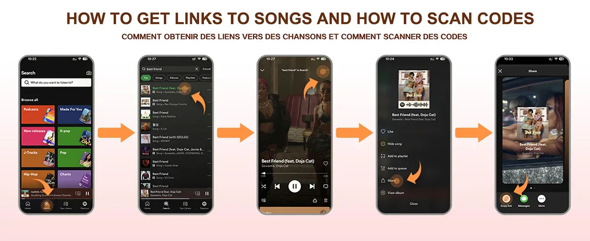Customized Spotify Music Plaque