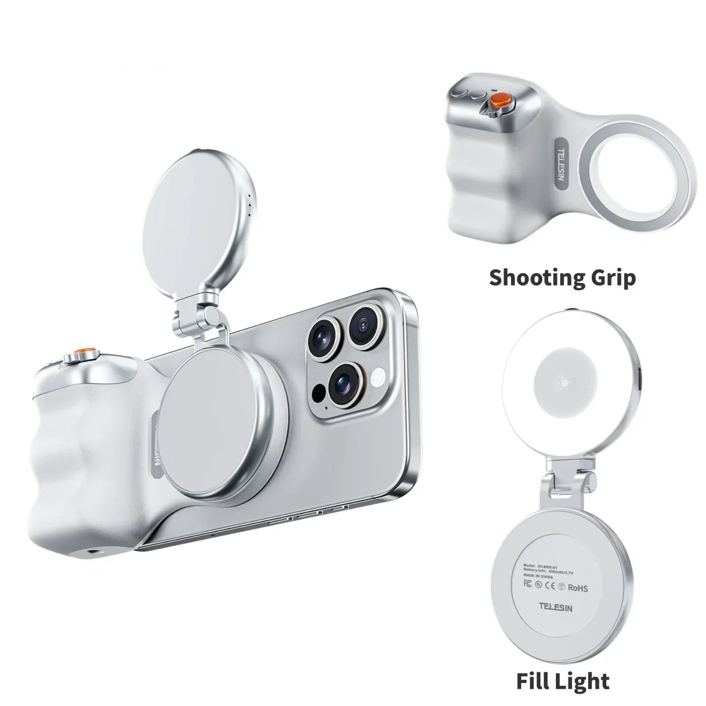 Magnetic Phone Camera Shutter Grip