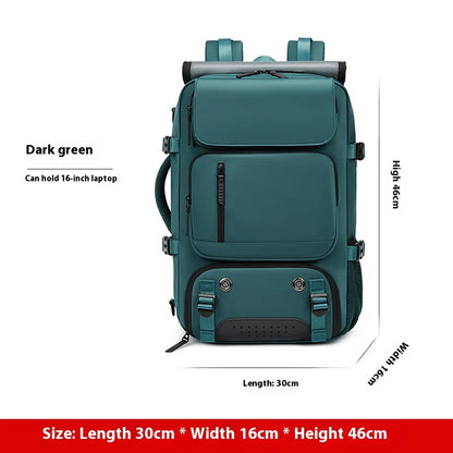 Large Travel Backpack Boardable Backpack USB Charging