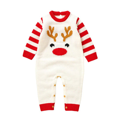 Baby Christmas Knit Romper