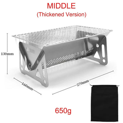 Foldable Portable Mini BBQ Set