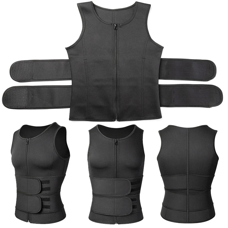 Men Body Shaper Waist Trainer Vest