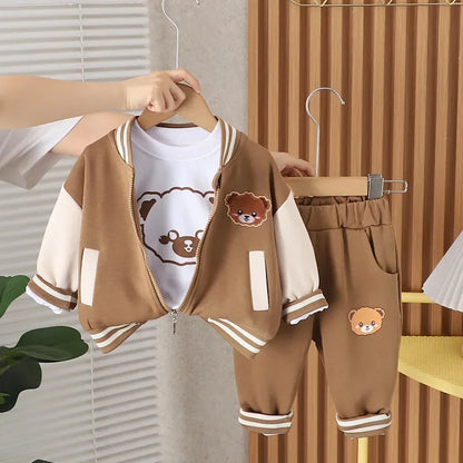 3Pcs Toddler Tracksuits