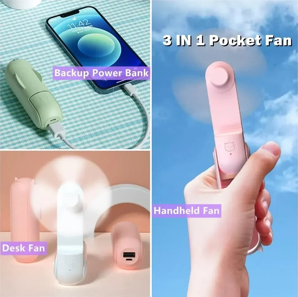 Handheld mini fan, view 6