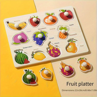 Montessori geometry puzzle board