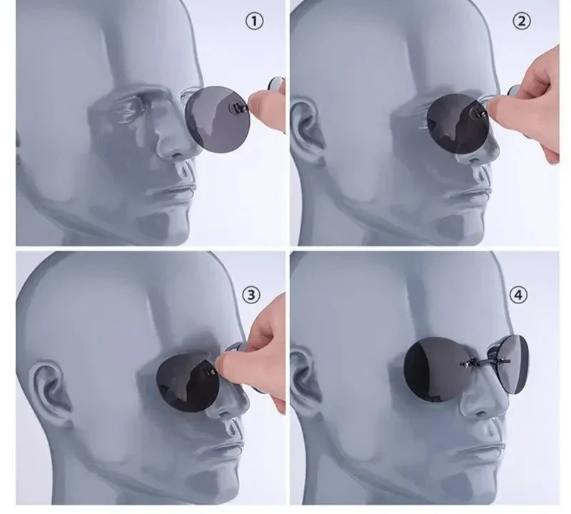 Rimless Matrix Morpheus Sunglasses