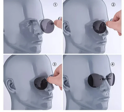 Rimless Matrix Morpheus Sunglasses