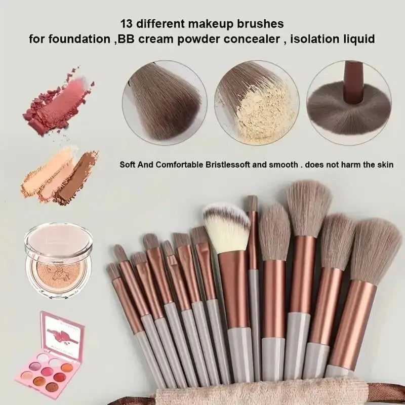 Soft Fluffy MakeUp Brush Set
