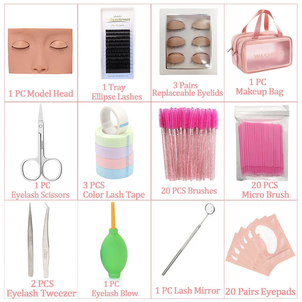 Eyelash Extension Training Kit