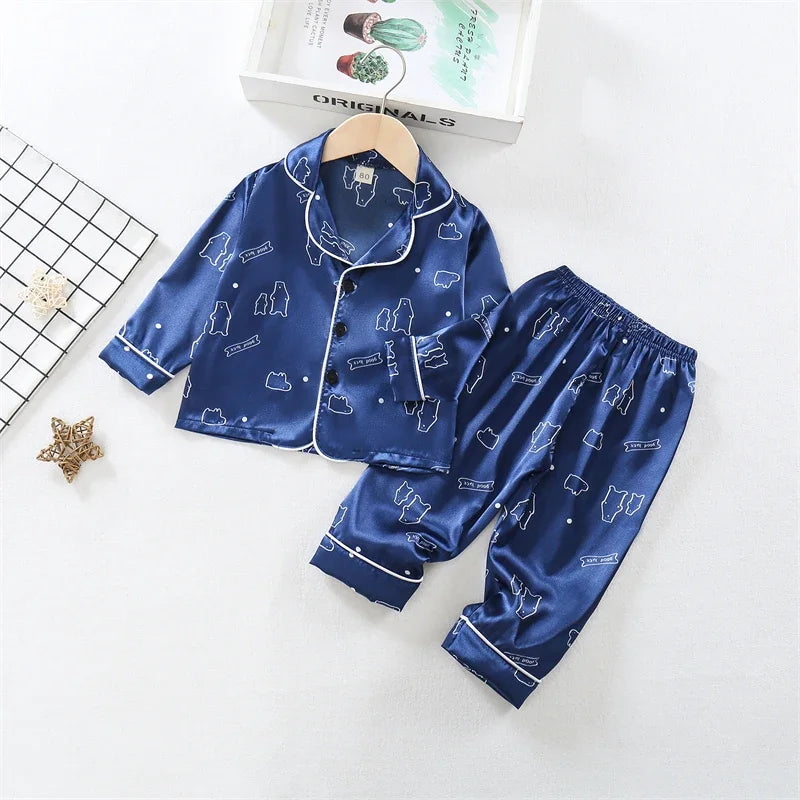 Baby Girl Long Sleeved 2Pcs Sleepwear