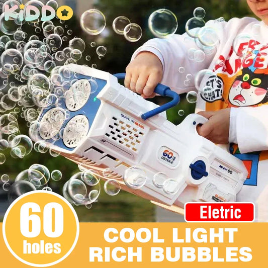 60 Holes Bubble Gun Electric Rocket