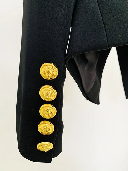 Designer Slim Fitting Single Button Blazer