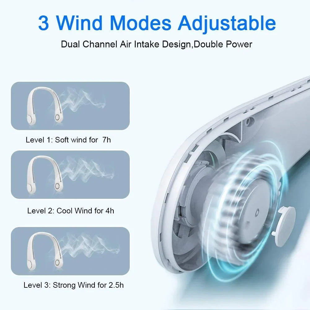 Bladeless neck fan, view 4