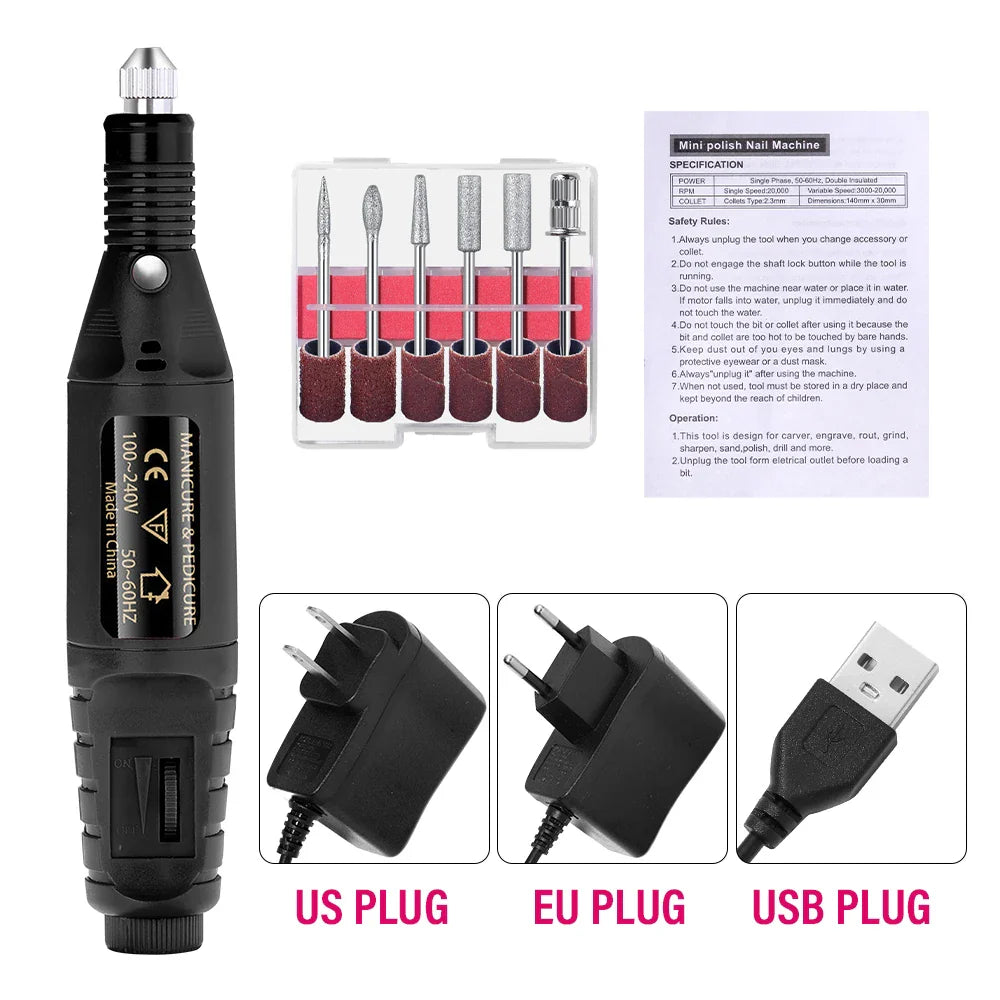 Portable Electric Nail Drill