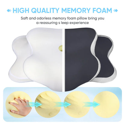 Ergonomic Cervical Memory Foam Pillow