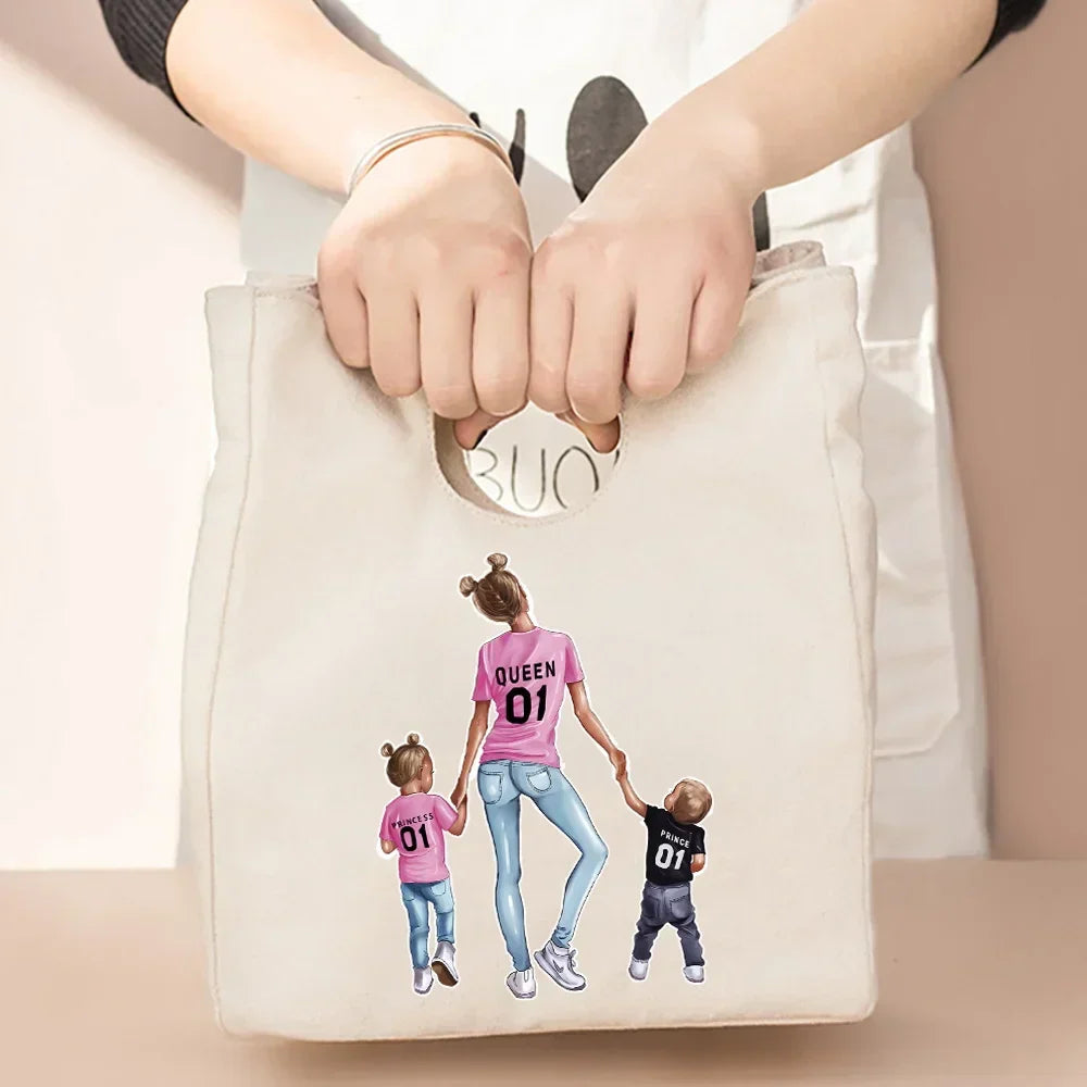 Canvas Tote Thermal Lunch Bag