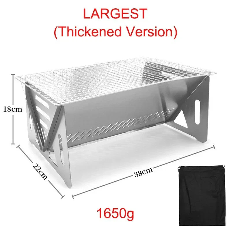 Foldable Portable Mini BBQ Set