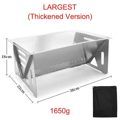 Foldable Portable Mini BBQ Set