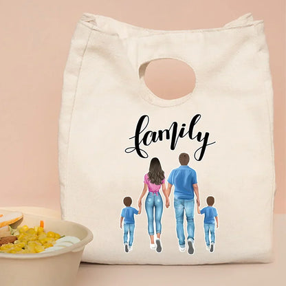 Canvas Tote Thermal Lunch Bag