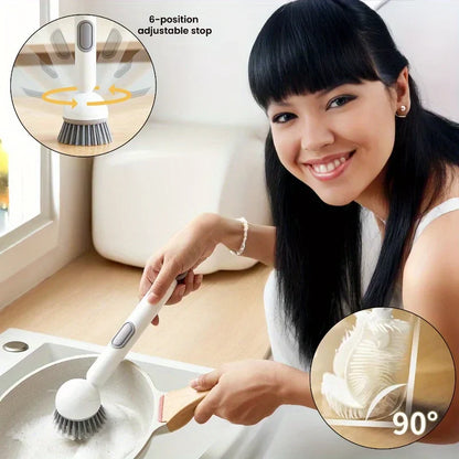 3-piece dishwashing brush