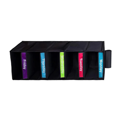 5 Side Pockets-Weekly Clothes Organizer