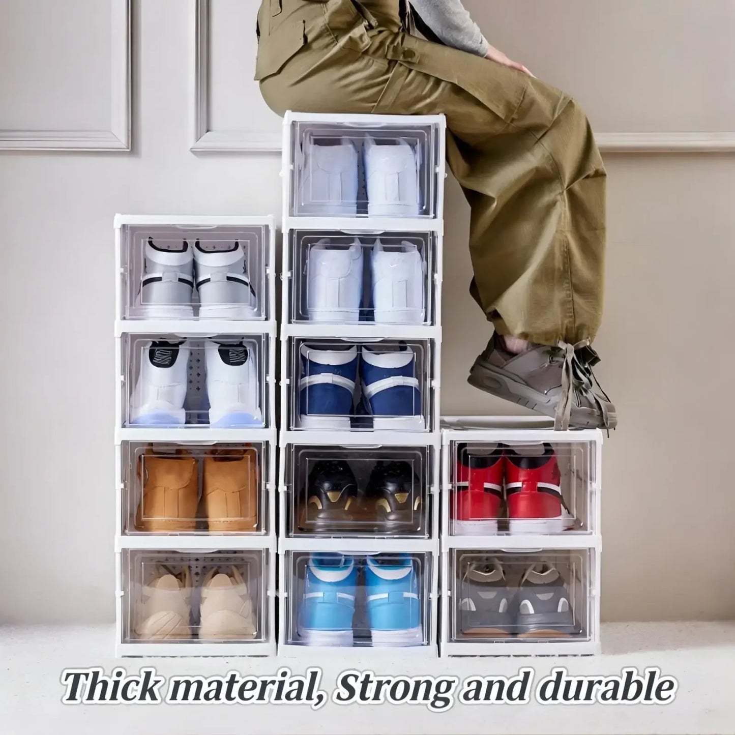 3/6 Tier Foldable Shoe Box