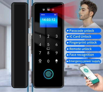 3D Face Recognition Smart Glass Lock